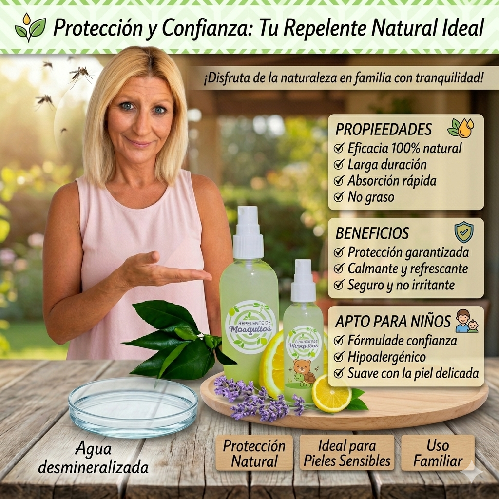 🌿 Repelente de mosquitos natural